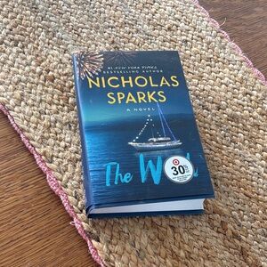 Nicholas Sparks "The Wish" Hardcover Novel - Blue Cover